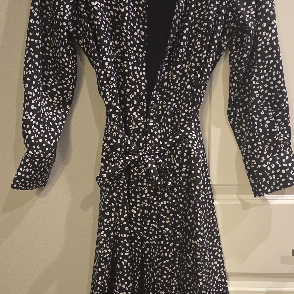 Banana RepublicLong Sleeve Satin Shirt Dress